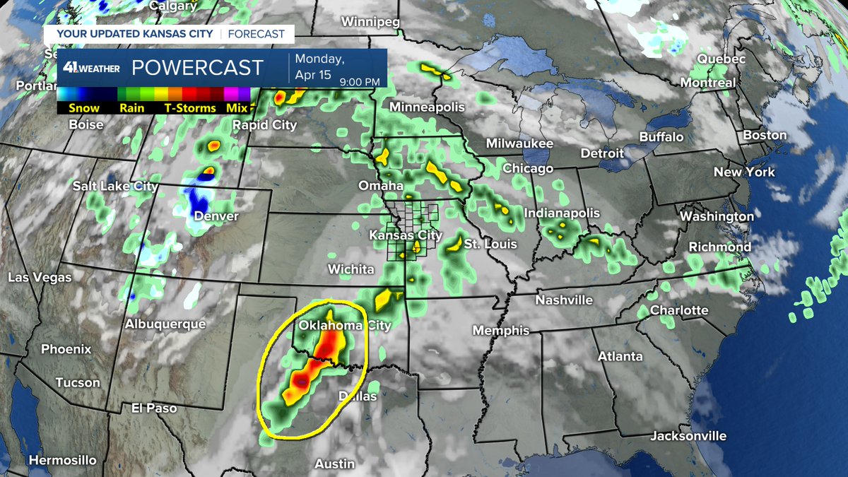 This weekend we are in for a taste of summer. This could lead to a taste of severe weather early next week. The weather looks great for the @SportingKC game tonight at Arrowhead. Details are in our updated @KSHB41 weather blog at: kshb.com/weather/weathe…