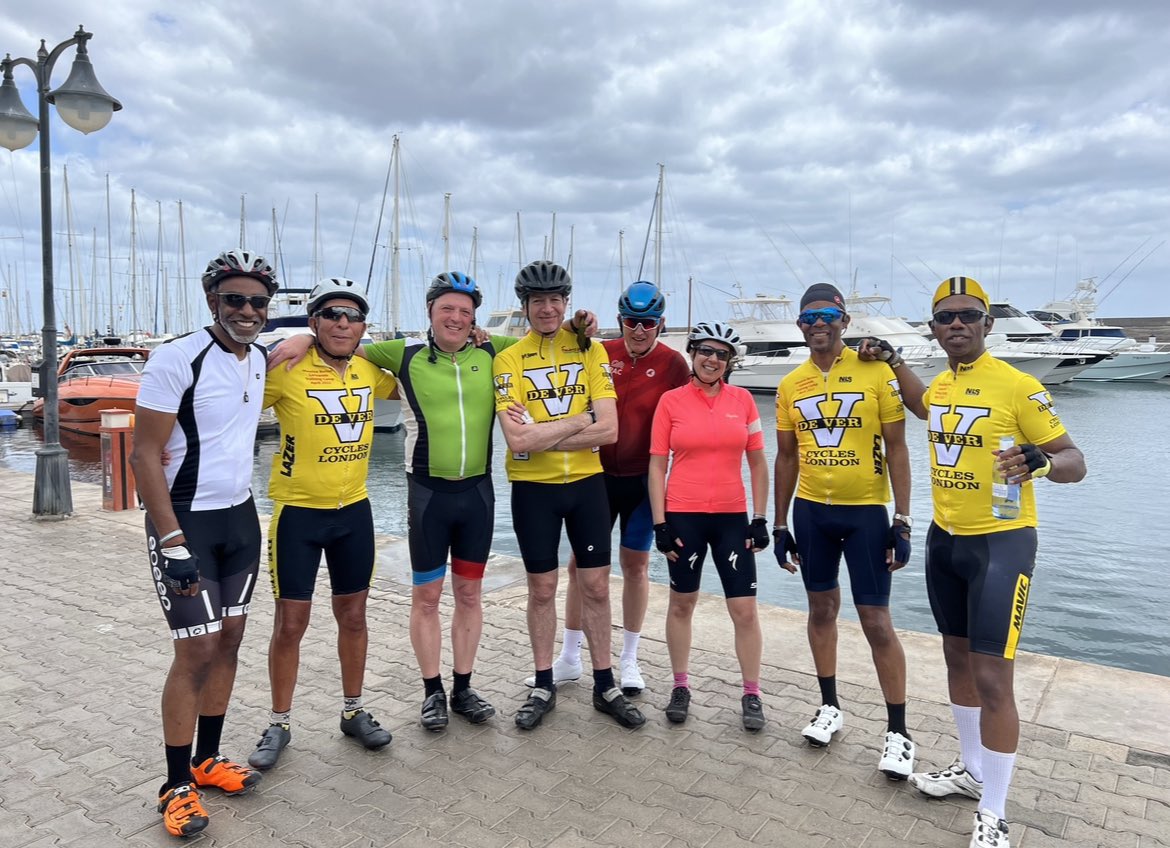 18 Years anniversary of Maurice Burton Lanzarote Training Camp!!! 🚴🏾🚴🏿‍♀️🚴🏻‍♂️🚴🏼‍♂️
It's all happening on April 14-21, 2024.
Ok LET's GO...1 Day to go!
#lanzarotetrainingcamp #mauriceburtonlanzarotetrainingcamp2024
 #cycling #cyclinglifestyle #ilovecycling  #roadbike #themauriceburtonway