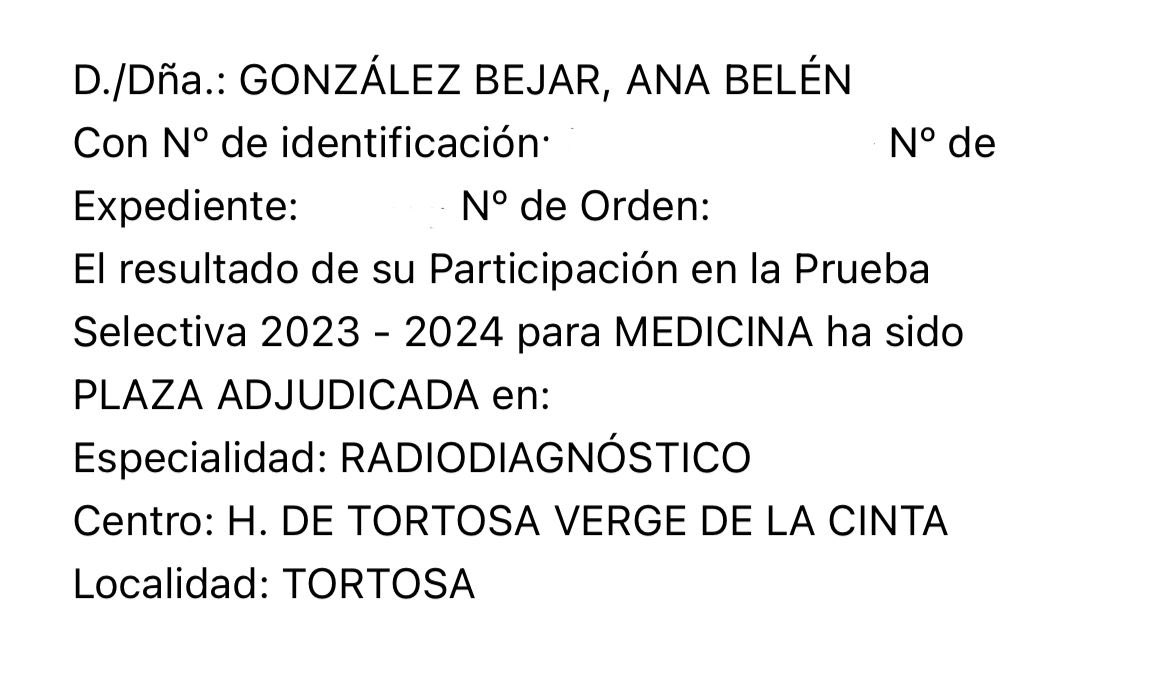 anaglezzb's tweet photo. Hace años me enamoré de una especialidad y tras unos días de mucho mucho penar por fin puedo decir que voy a ser radióloga 🫶🏼⚡️⚡️⚡️⚡️⚡️ https://t.co/lqTbOyLUur