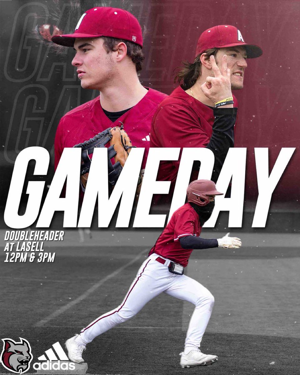 ⚾️GAMEDAY⚾️ Baseball is on the road to Lynn, MA to take on the Lasell University Lasers for a Great Northeast Athletic Conference doubleheader! Game one is set for 12:00pm! Watch live: ow.ly/bn3b50RfwMG