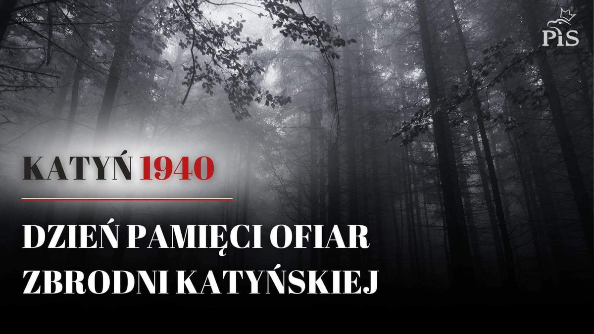 ⚫️ „Tej nocy zgładzono Wolność W katyńskim lesie... Zdradzieckim strzałem w czaszkę Pokwitowano Wrzesień” 🇵🇱 Cześć i chwała Bohaterom! #Pamiętamy