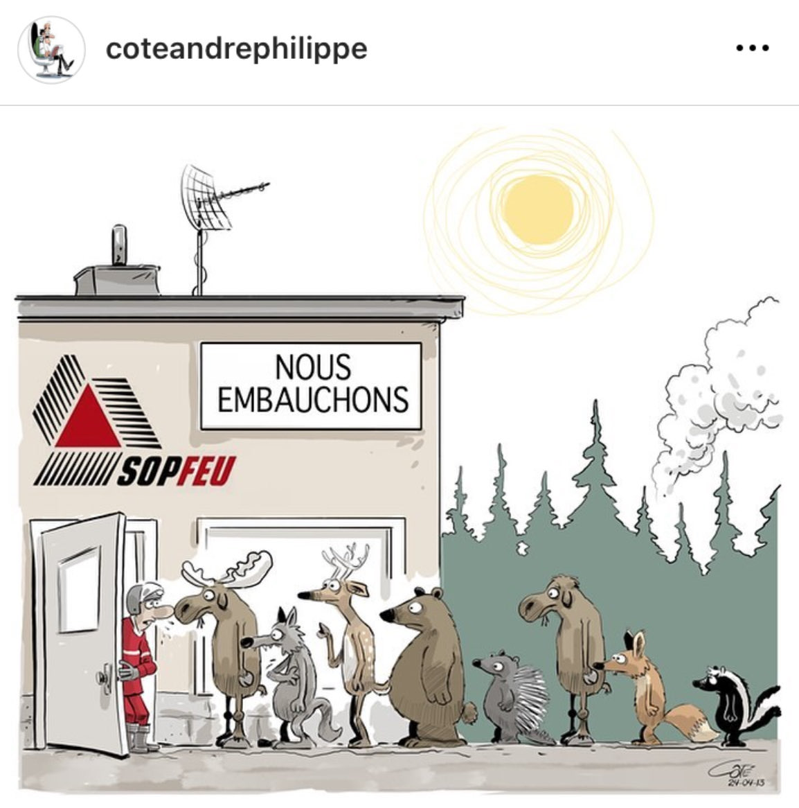 🥺 #Caricature André-Philippe Côté