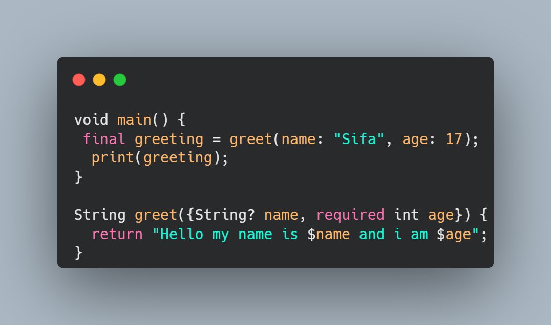 RomanaMedi's tweet photo. Day 1 of #100DaysOfCode
Starting with #Dart
Learned about Dart basics : 
-Variables;
-Types annotations and
-Functions.

Are you for the positional or named arguments in a function? Which is the best way?

#100DaysOfCode #Flutter #Flutterista #Coding #buildinpublic https://t.co/ekxmT9z9jd