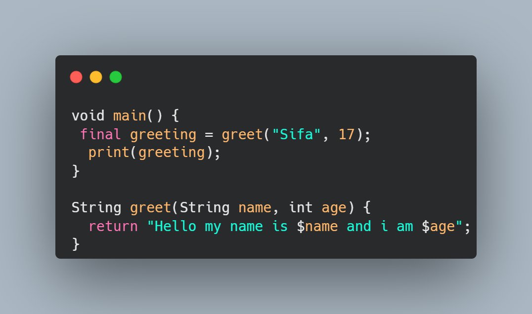 RomanaMedi's tweet photo. Day 1 of #100DaysOfCode
Starting with #Dart
Learned about Dart basics : 
-Variables;
-Types annotations and
-Functions.

Are you for the positional or named arguments in a function? Which is the best way?

#100DaysOfCode #Flutter #Flutterista #Coding #buildinpublic https://t.co/ekxmT9z9jd