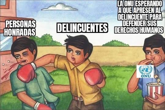 Así funciona la ONU y las demás organizaciones Internacionales. No sirven para nada.