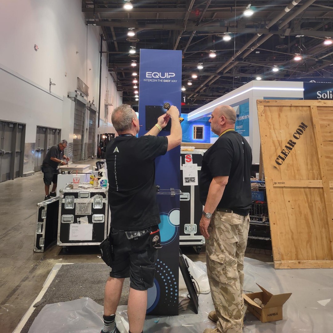 clearcomsystem's tweet photo. 🌟 Can't contain our excitement! Here's a sneak peek into what we've got brewing at #NAB2024! 🎉 Swing by Booth C6007 to dive deeper and join the conversation. Let's make magic happen together! ✨ #ClearCom #NABShow https://t.co/8fIIj0WnhE