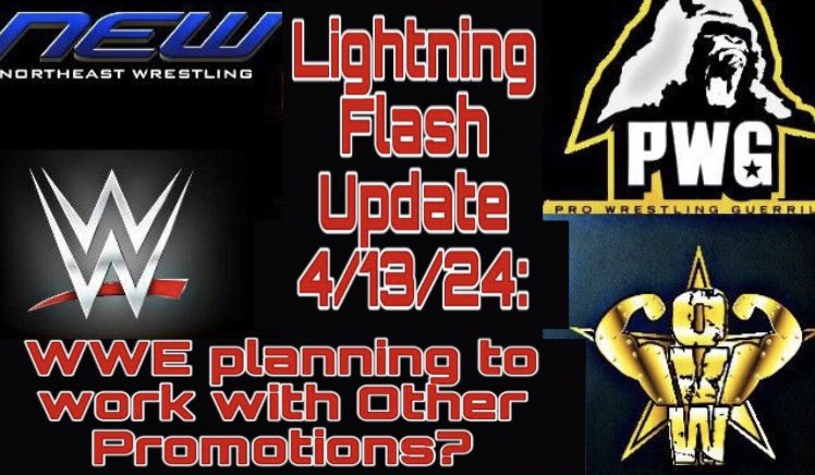 HistoryMakerDJS's tweet photo. First #LightningFlashUpdate after #WrestleMania is LIVE TODAY at 1pm!!!
BIG news from Nick Khan as he states that #WWE plans to work with other professional wrestling promotions one day!!!
Set your notifications!!! The grind never stops!!!!
#DJStorms #Wrestling https://t.co/xZ3XOFqt8A