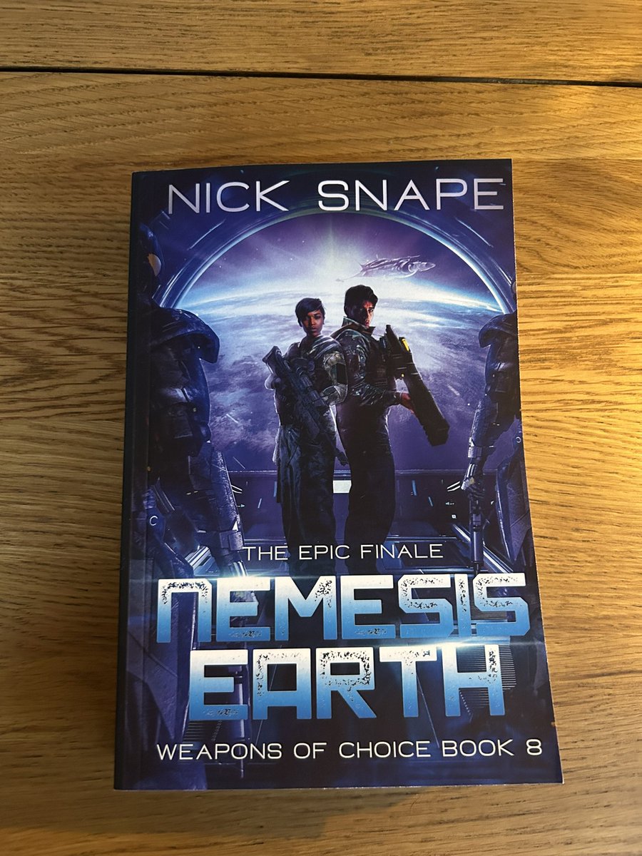 SnapeNick's tweet photo. A 5⭐️ #scifi #bookreview of Nemesis Earth: ‘This last installment is a true capstone on the Weapons of Choice saga, unleashing one more salvo of epic sci-fi creativity that raises the bar for the genre as a whole.’
Self-Publishing Review, ★★★★★ #booksrecs https://t.co/Bac0slTqk9