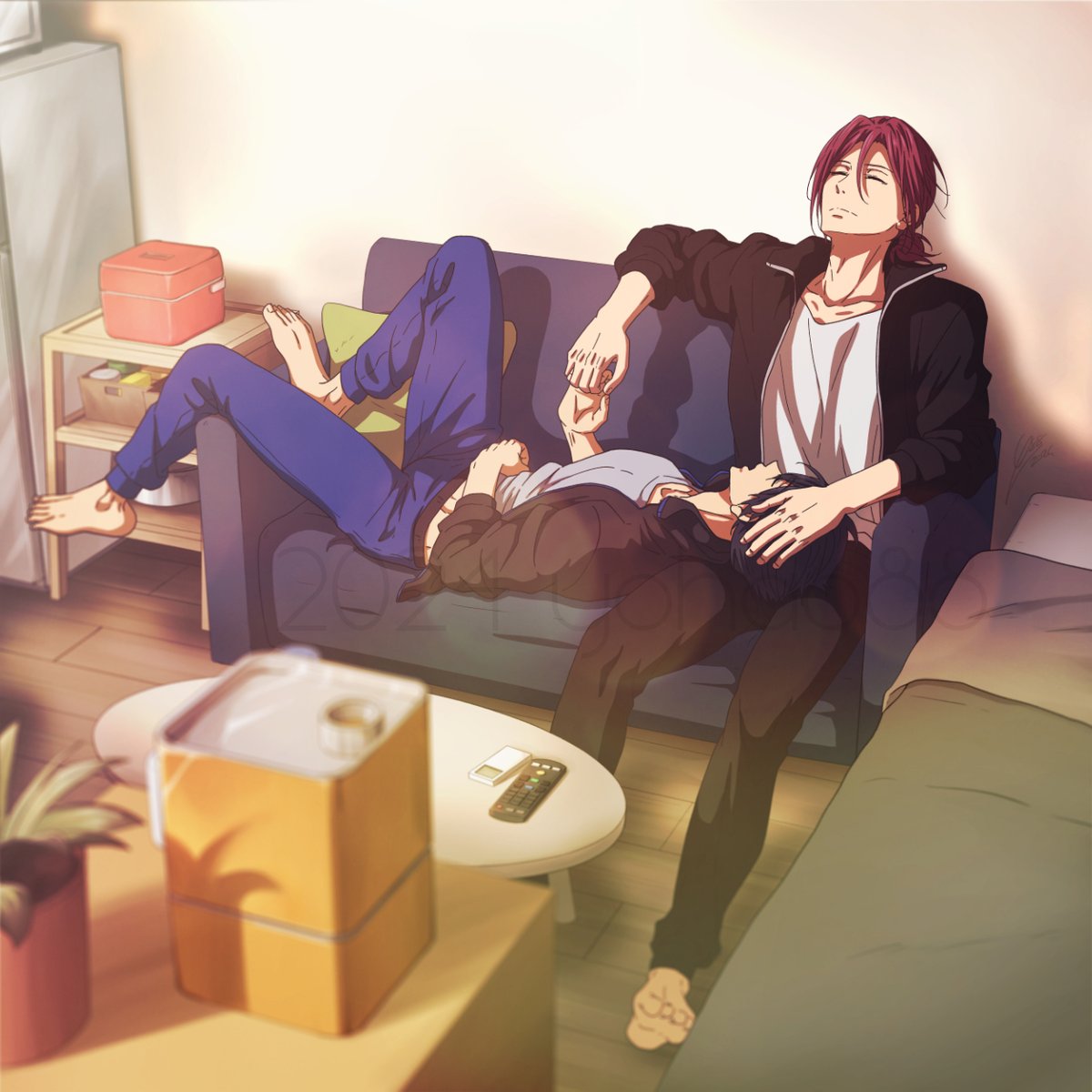 Rin's rented flat while he stays in Japan for a while.
They'll probably spend a lot of (quality) time, there. ~♥

#harurin #rinharu #遙凛 #凛遙 #七瀬遙 #松岡凛 #harukananase #rinmatsuoka #patreon