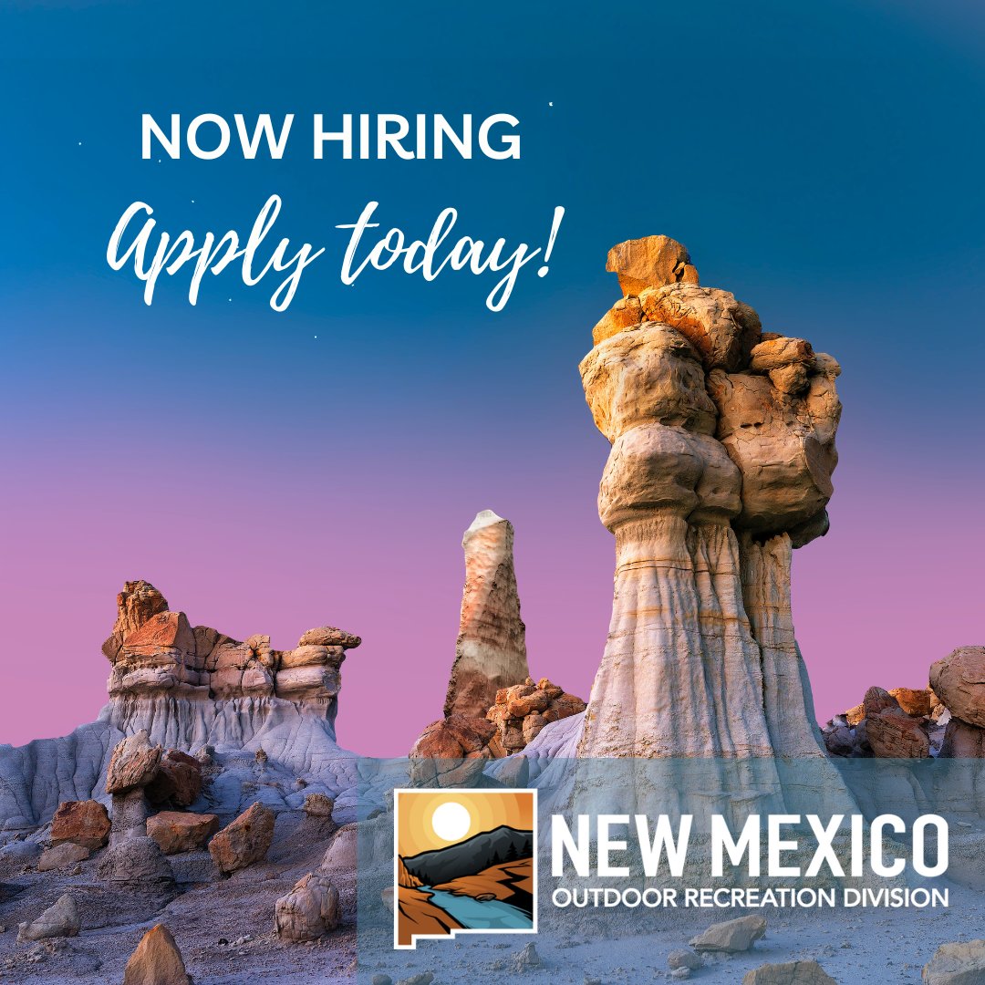 NMoutdoorrec's tweet photo. We are hiring! The Outdoor Recreation Division is seeking a Marketing Outreach Coordinator. Come work with us! 

https://t.co/l9yxLX7FF5
Marketing Outreach Coordinator (EDD #10114080)

#MarketingCoordinator #JobOpening #HiringNow #OutdoorRecreation #MarketingJobs #NMOutside https://t.co/VGBEGlMee8