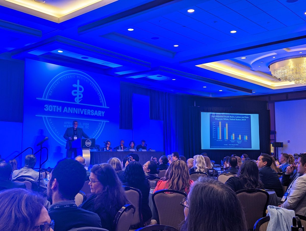 'Latinos can barely agree on what we call ourselves. Do we have anything in common? YES WE DO,' says Dr. @DavidHayesBauti at the 30th annual NHMA conference @NHMAmd @The_NHHF #latinos #Hispanic