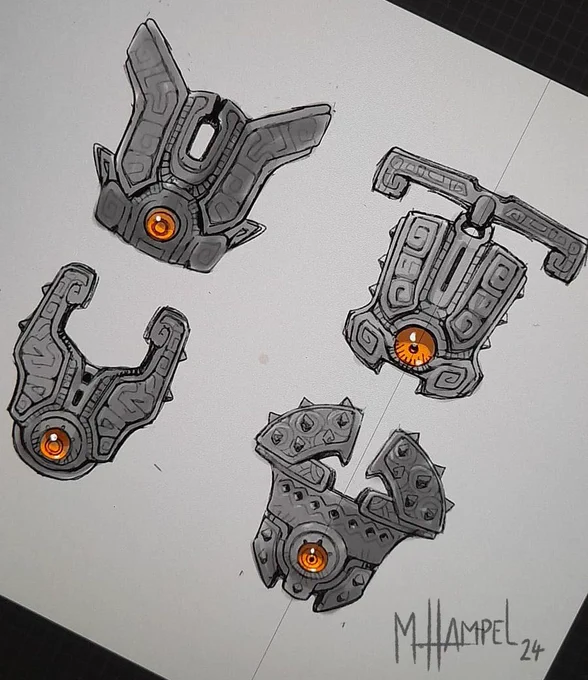 some of my recent sketches. So fun exploring this world. Had some nice ideas today. 