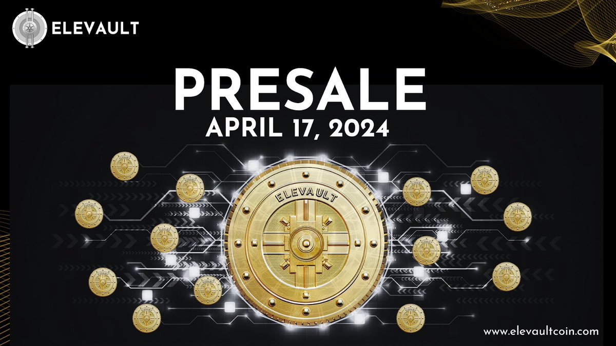 Elevault's presale is your opportunity to join an innovative blockchain project at a ground level. Starting April 17, participate in our presale at a 30% discount, with tokens priced at $1.75 per 1000. Engagement in community activities required for whitelisting. See our website