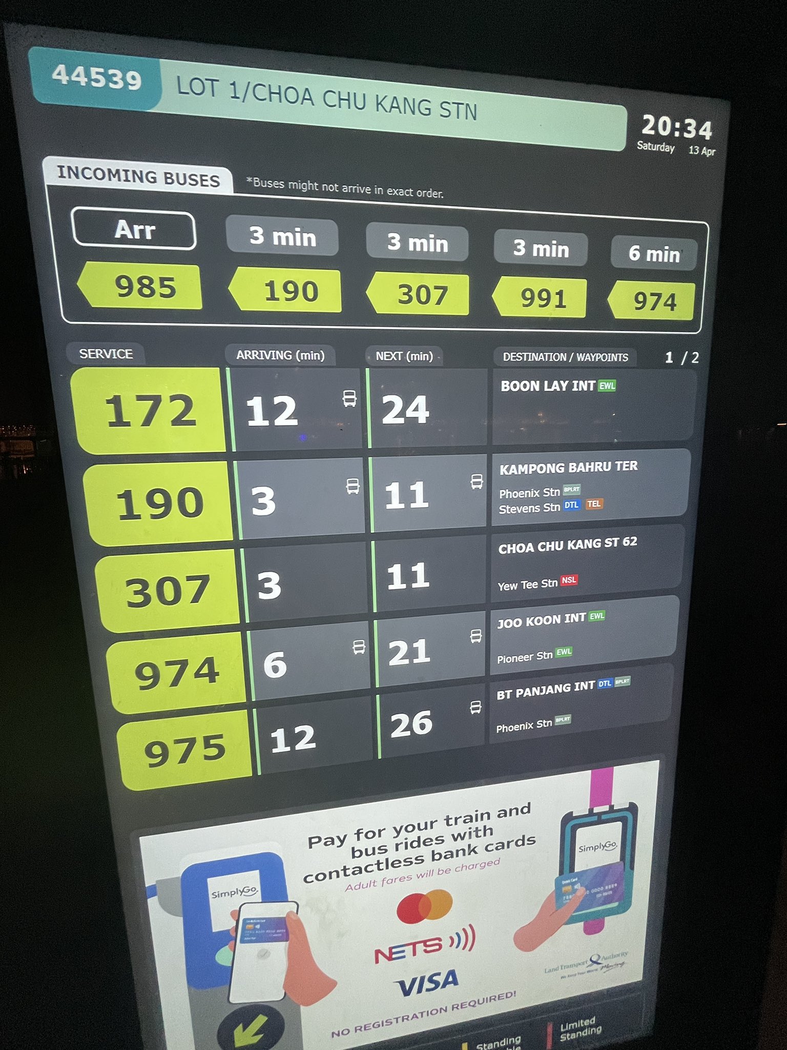 Bus Routes Singapore, Bus Route 900 to 991 Singapore