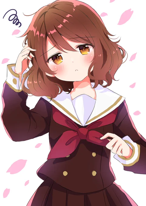 寝癖に悩む久美子ちゃん #ユーフォ3期 