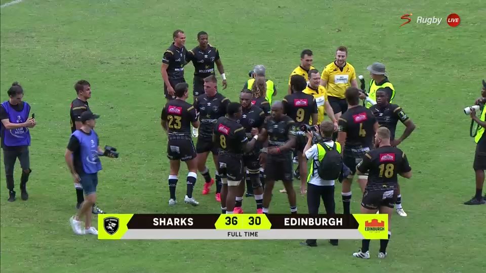 The Hollywoodbets Sharks make history at King's Park 📚  

Plumtree's men are the first South African team into any European semi-final as they beat Edinburgh 🦈

#ChallengeCupRugby