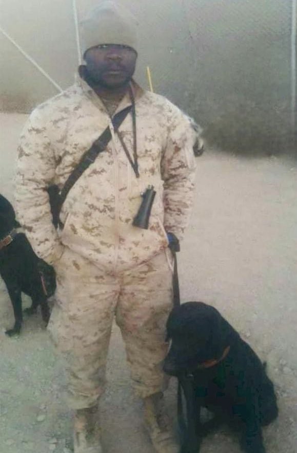 Honoring Marine Handler - Lance Corporal Abraham Tarwoe, September 5, 1986 - April 12, 2012, Killed In Action Afghanistan, OEF #Military #Soldiers #MilitaryDogs #weekend
