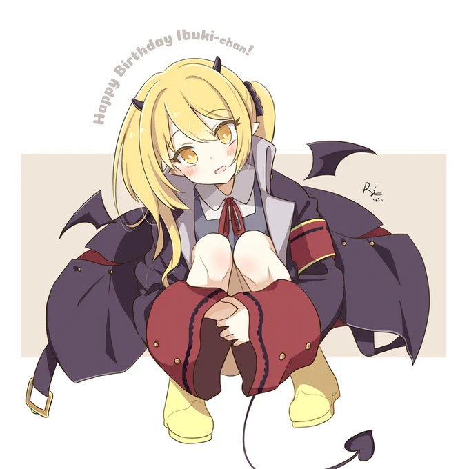 4/14はイブキちゃんの誕生日#ブルアカ 