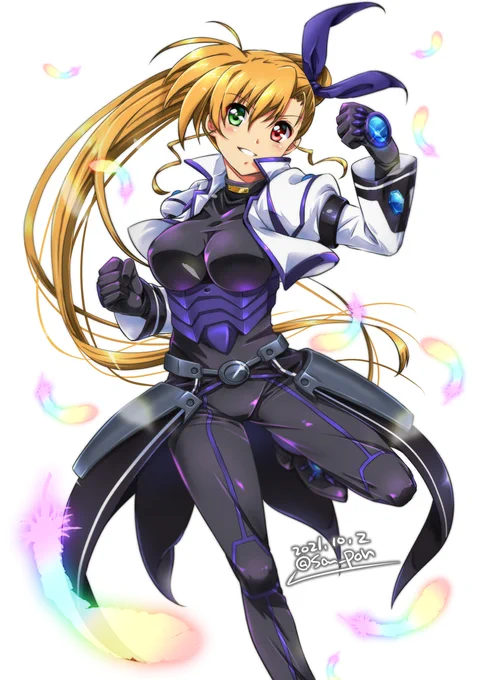 #原型師さんにフィギュア化してほしいイラストを絵描きさんが垂れ流す 高町ヴィヴィオ( ˙꒳˙  ) 