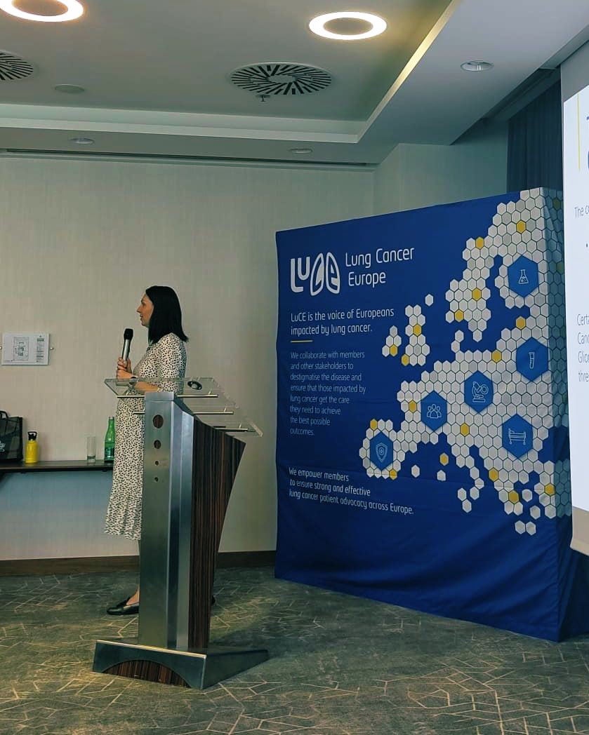 Very informative session with Ivana Stracenski, Associate Director, EMEA Regulatory Liaison (Haematology and Oncology) with J&J Innovative Medicine. Many thanks to Ivana for presenting today. #oncology #haematology #LuCE #LuCEAGM #AGM #LuCE24 #LuCEAGM2024 #LungCancerEurope #LCSM