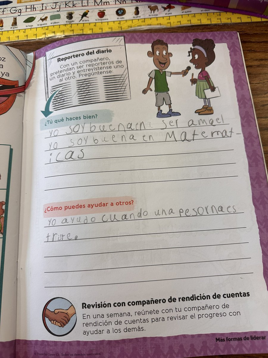 LauraSierraMor1's tweet photo. We’re growing in so many areas: SEL + writing 🤝 .Enhancing emotional intelligence is a must in my class 🫶🏻👧👦👩🏻‍🏫 @ShilohValleyPS @IreneZamoraSoto @MrsOrtizJ9 @MrsJGutierrez @ParticipateLrng  #UnitingOurWorld https://t.co/HA177JsaVs