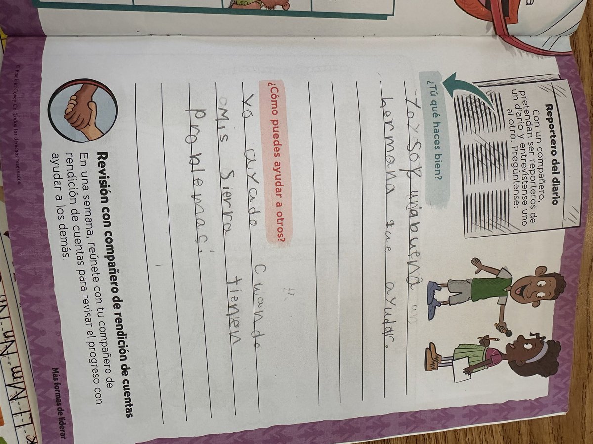 LauraSierraMor1's tweet photo. We’re growing in so many areas: SEL + writing 🤝 .Enhancing emotional intelligence is a must in my class 🫶🏻👧👦👩🏻‍🏫 @ShilohValleyPS @IreneZamoraSoto @MrsOrtizJ9 @MrsJGutierrez @ParticipateLrng  #UnitingOurWorld https://t.co/HA177JsaVs