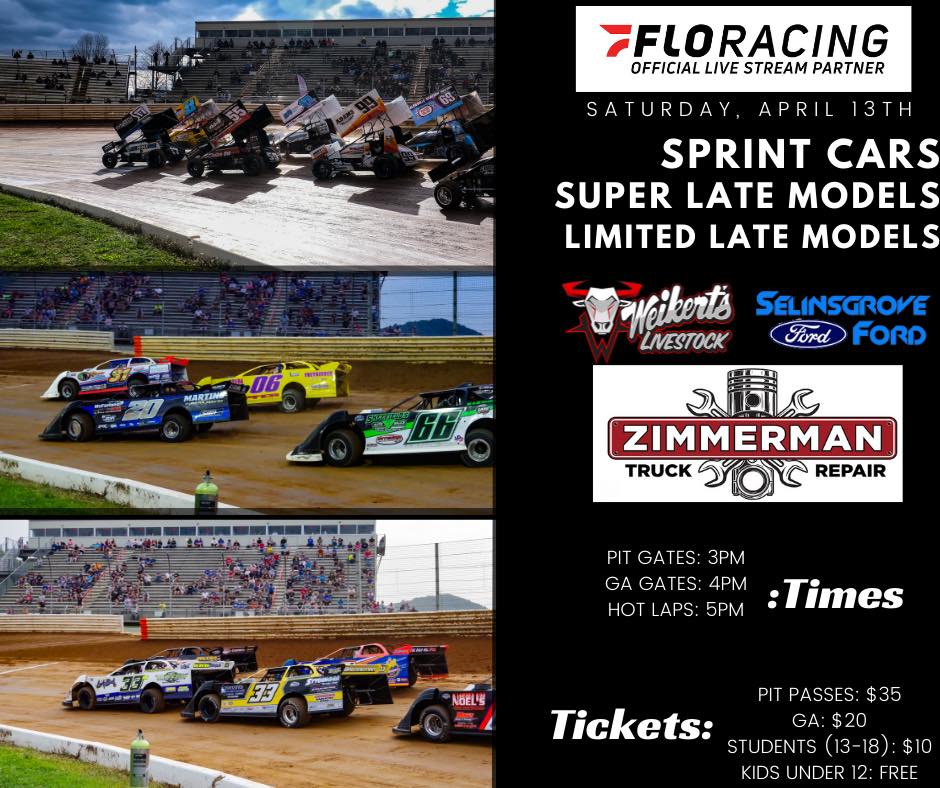 PortRoyalSpdway's tweet image. 🚨🚨WE ARE RACING!!🚨🚨

Time to hit the road and get to Port Royal Speedway!!

🕚Pit gates: 3PM
General admission: 4PM
Hot Laps: 5PM
Racing: 6PM

🎟️General admission: $20
Pits: $35
Students (13-18): $10
Kids under 12: Free