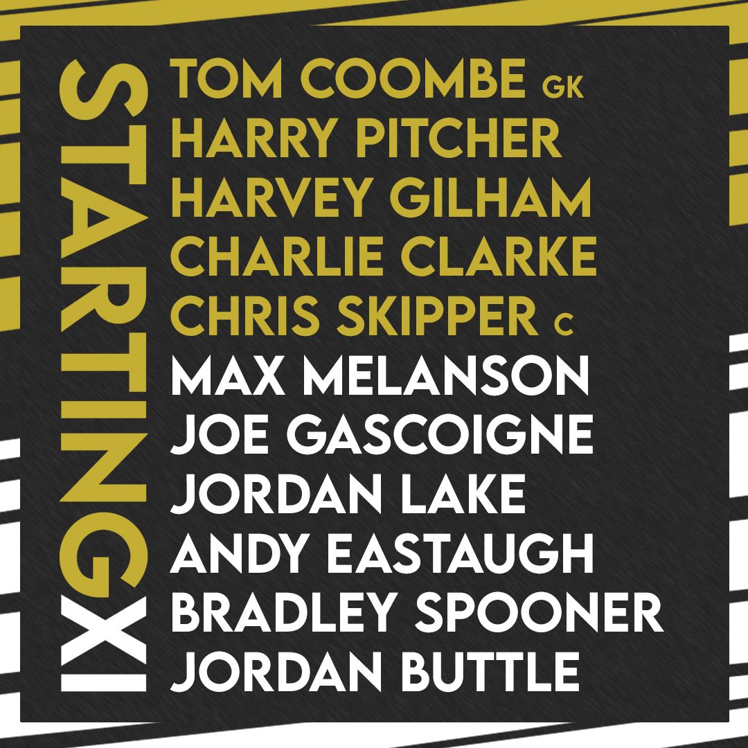 DerehamTown's tweet photo. 🚨 Today's XI

Subs: Kelly, Duffy &amp; Gray

#WeAreDereham ⚫️⚪️ https://t.co/ohH15mAm7F
