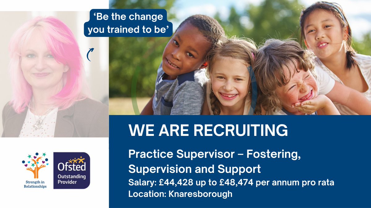 📣 Calling all #socialworkers!!

We have a new opportunity to join North Yorkshire Council’s Children and Young People Service as a Practice Supervisor – Fostering, Supervision and Support in #Knaresborough.

Check out our current opportunities - bit.ly/49hhoXN