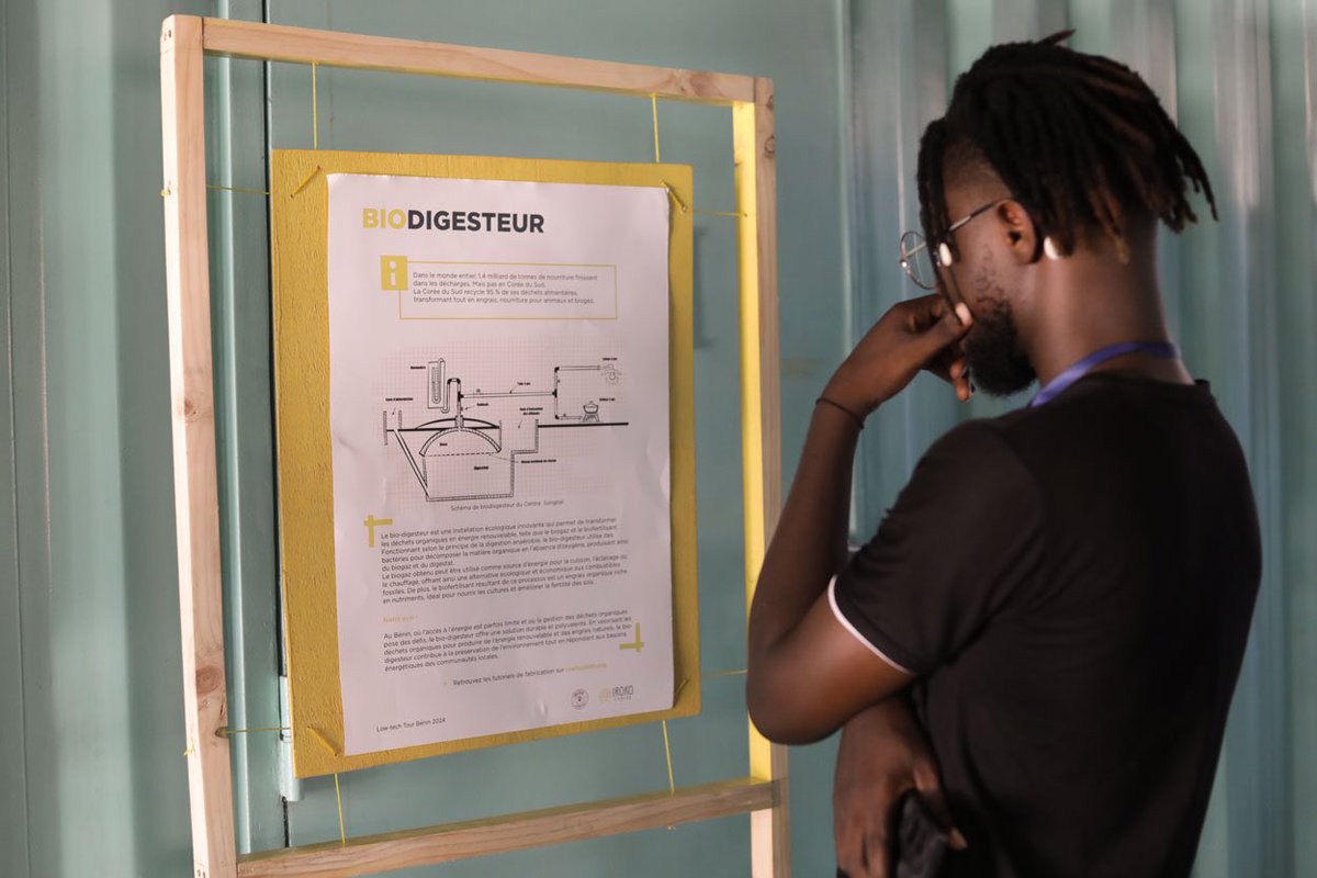 IrokoFablab's tweet photo. Exposition : Low-tech &amp; Alimentation

♻️💡 Du 10 au 15 avril, venez découvrir le vélo blender, le frigo du desert, le séchoir solaire et bien d’autres solutions simples, utiles et durables documentées en open source.

@IrokoFablab x @AfricaDesignSch 
Lieu: @semecity Open Park https://t.co/IJC8n0j2Gb
