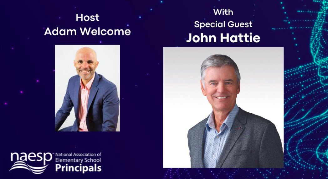 My conversation recently with John Hattie is a MUST listen/watch, so many takeaways for anyone working in education! @NAESP youtu.be/AusiMeav1Yw