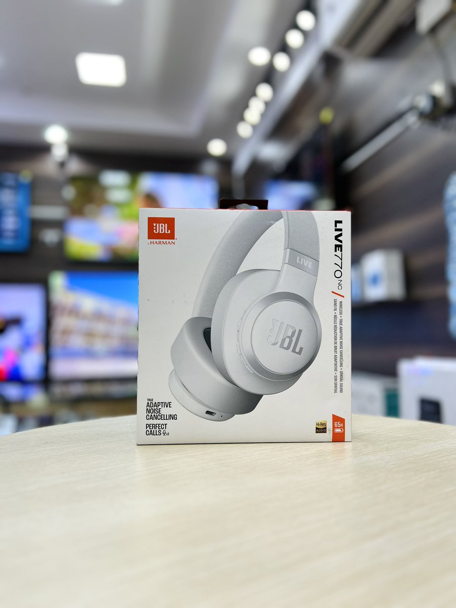 JBL Live 770NC True Adaptive Noise Cancellation Headphones Wireless Over Ear, Spatial Sound, 65Hrs Playtime, Speed Charge, Multipoint Connect and Personi-Fi 2.0, BT 5.3, Google Fast Pair, Alexa, Black 🏷️650,000UGX 

📍UK Mall kansanga G-06 
#legendsaccessories