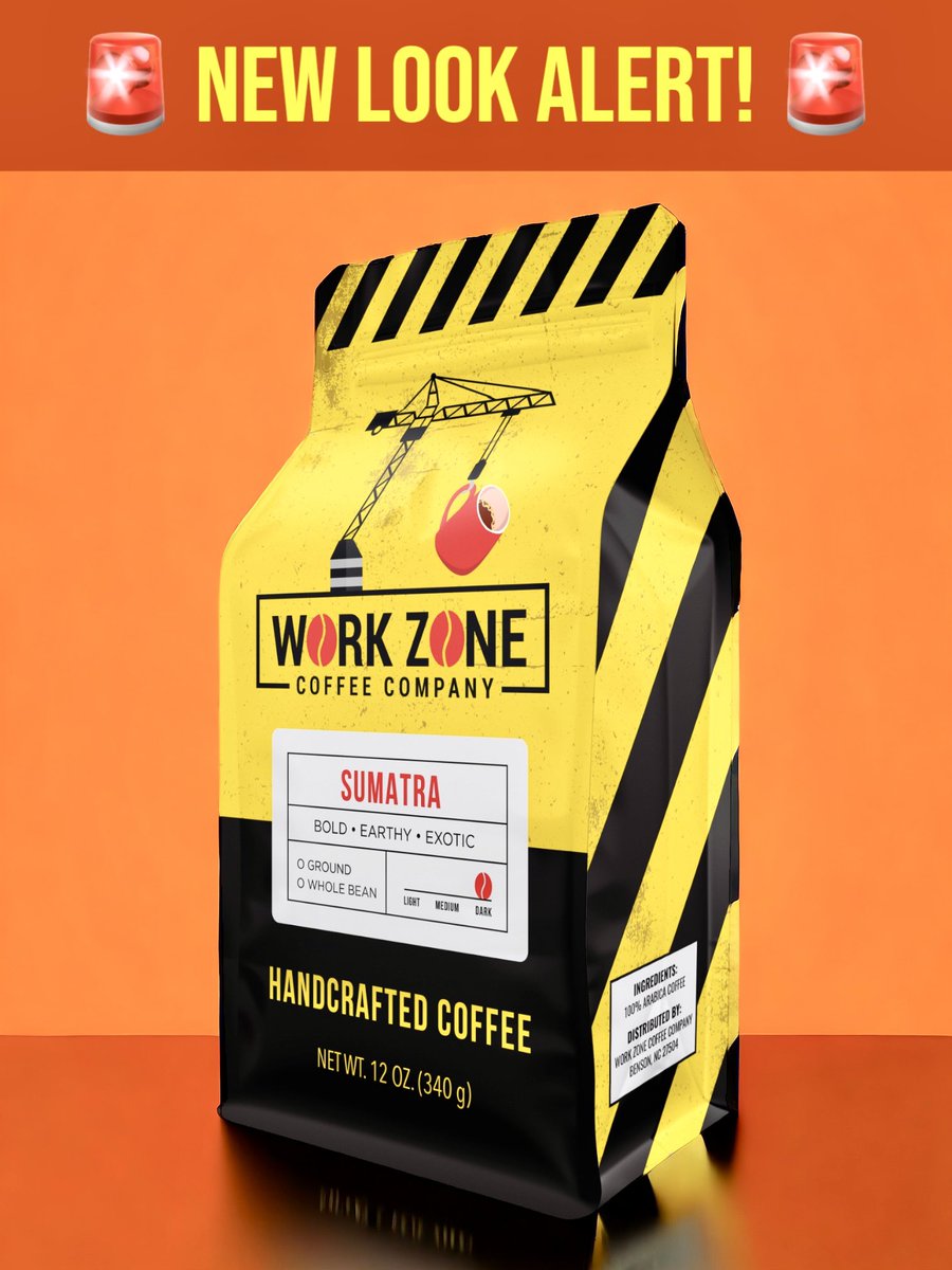 WorkZoneCoffee's tweet photo. ⚠️ New look alert!

#CoffeeTime #WorkZone https://t.co/2CNQ2AboUK