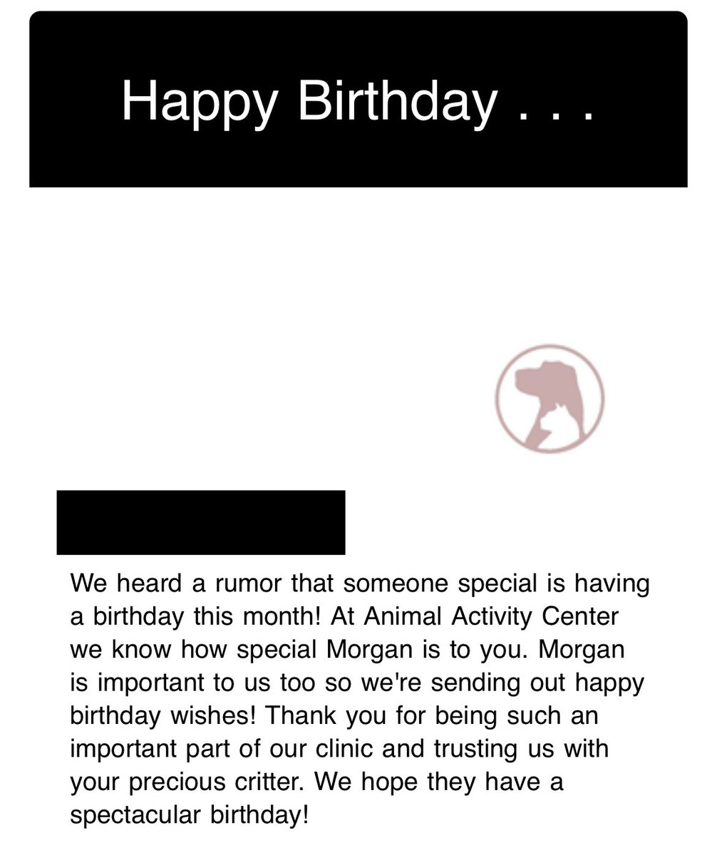 Here is why systems are critical in your business… We received the email pictured below this morning. At first you think, oh that’s nice, but wait, whose birthday is it?! Our dog’s birthday… Who’s been gone for 3 years now. But every year, we get a birthday for her.…