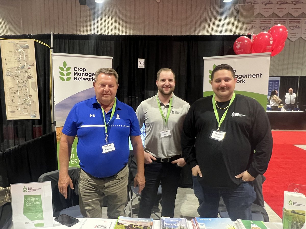 Cropmgmtnetwork's tweet photo. We’re all set up! Come out and visit our Crop Management Network team at the Stettler Trade Show. 

Click the link for more details about the weekend events &amp; trade show👉🏻 https://t.co/IqtyevvzKG 

#westcdnag #albertafarmer https://t.co/scYceBtmWi