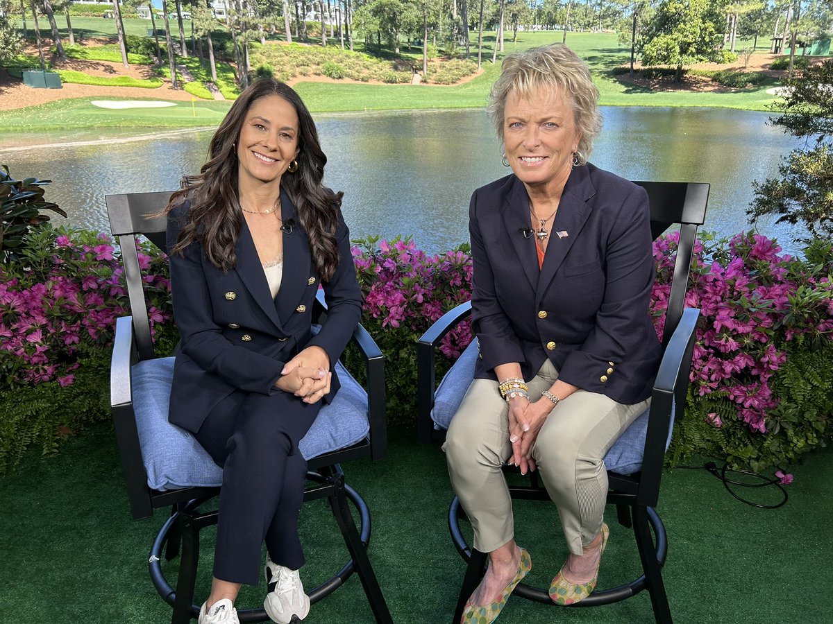 Special treat to work with @tracywolfson on a passion project of mine! Join us today at 12:30pm Eastern for “We Need to Talk” on CBS for a behind the scenes look at the horticulture and its history at Augusta National Golf Club.
