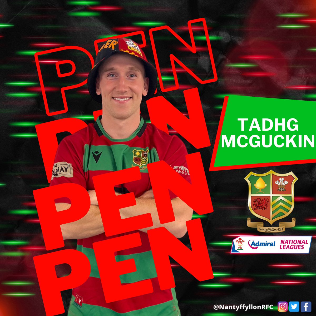 Lovely start Tadhg!!!! A no arms tackle results in an early score for the home side Nanty 3 Tondu 0 #UppaNant