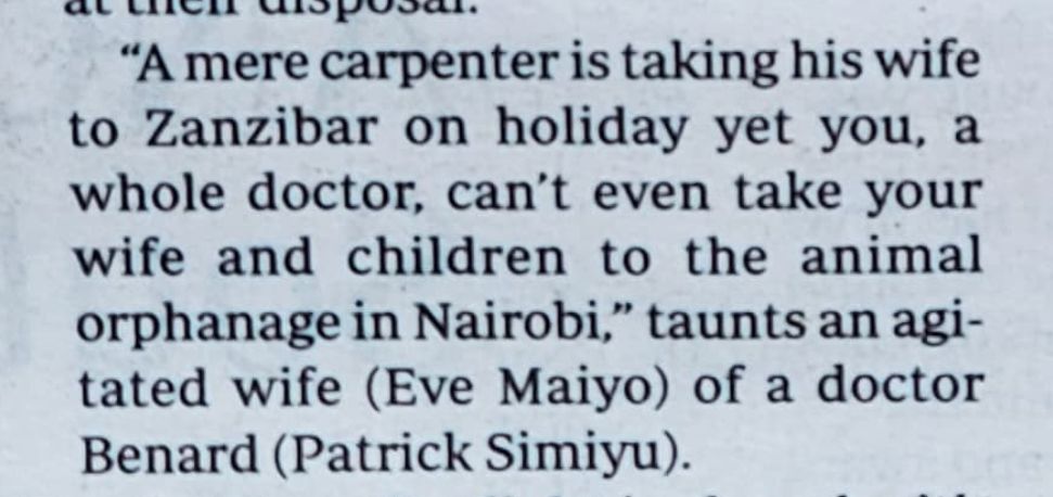 IanIanlimo10's tweet image. The plight of Doctors dramatized in a play in the drama festivals.
Everyone is watching, everyone is listening and Kenyans are behind us.