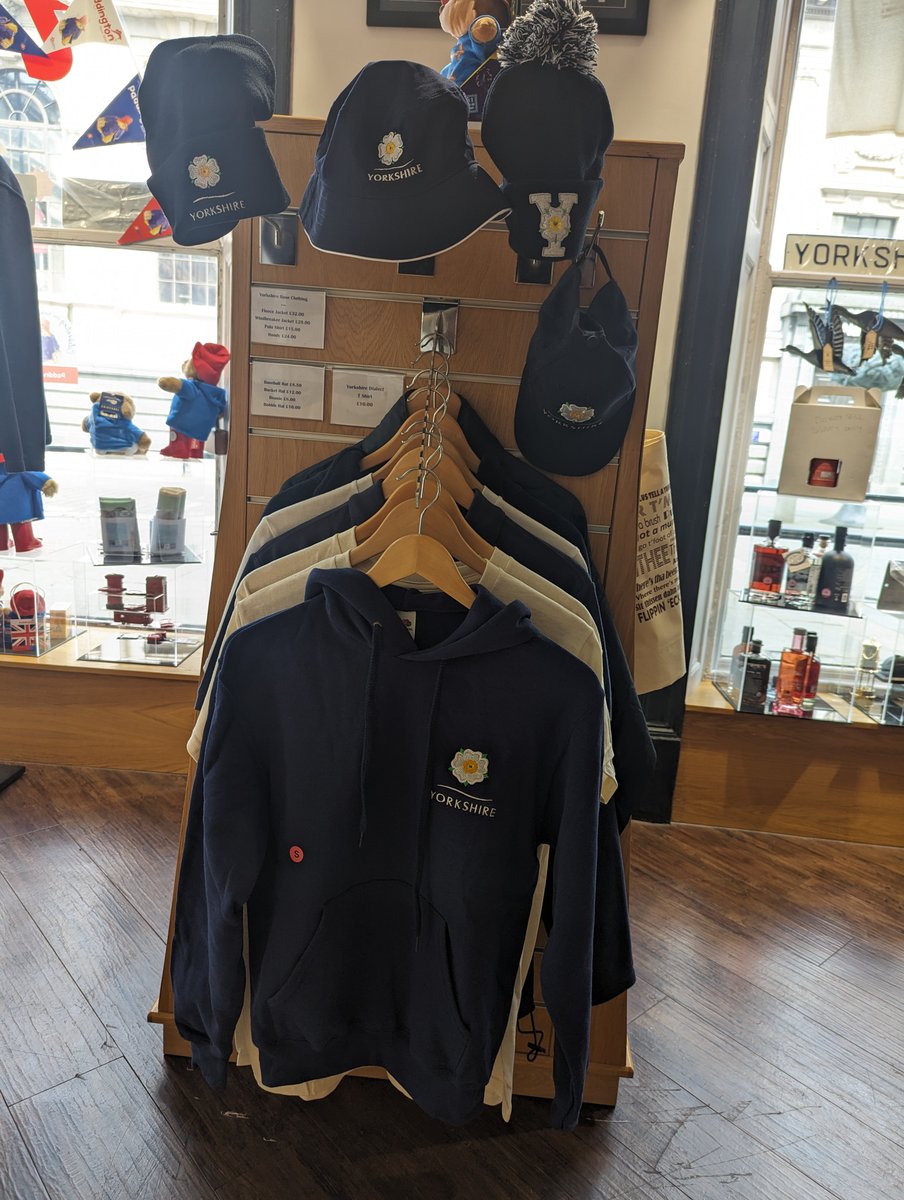 Summer is on the way☀️ You could treat yourself or a loved one to some Yorkshire Merch from our tourist information centre. We have caps, bucket hats, t-shirts plus more available to buy. We even have new stock of a Yorkshire branded hoodie. You're always welcome! #ThinkLocal