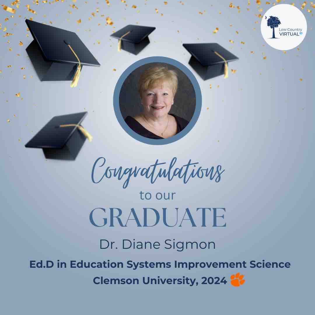 Join us in celebrating the incredible achievement of Dr. Diane Sigmon, who recently earned her Ed.D in Education Systems Improvement Science from Clemson University in 2024! 🎉 Your dedication and hard work inspire us all! #EducationExcellence #LCVLeads #ClemsonUniversity