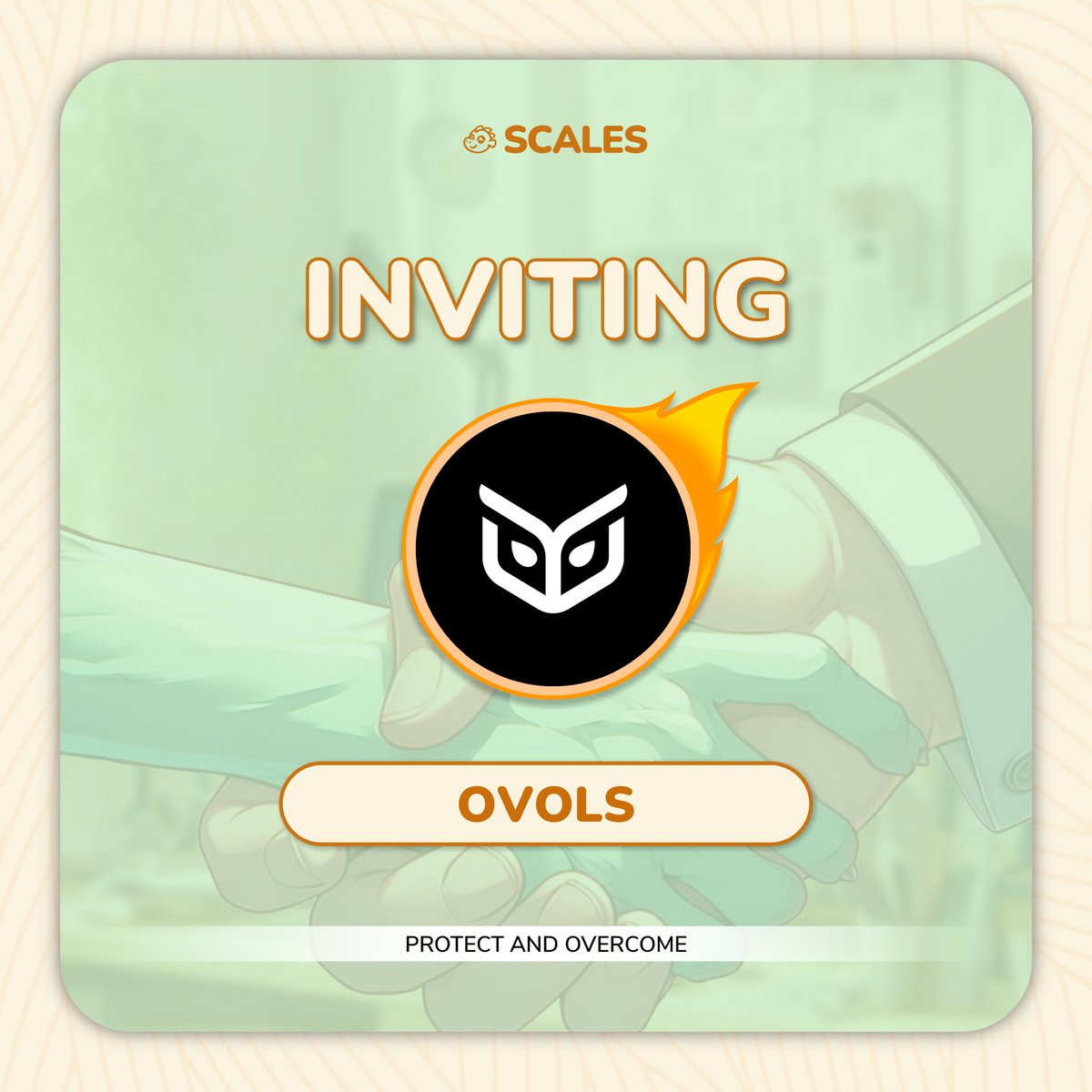 We would like to formally invite the <a href="/OvolsNFT/">Ovols 🦉</a> community to join SCALES on our ventures in wallet security💚

Join our Discord now to get Protected and secure your $SCALES airdrop
