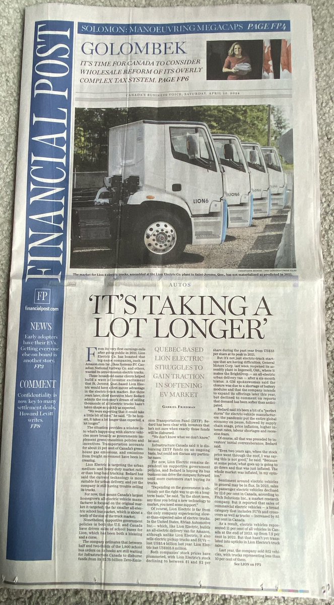 It’s too bad <a href="/GabeFriedz/">Gabe Friedman</a> that Diesel Exhaust Fluid and Selective Catalytic Reduction technology doesn’t get the press that electric vehicles receive. #Brenntag #DEF #ConnectingChemistry #EPA