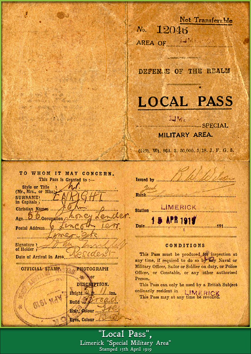 LimerickMuseum's tweet photo. Today in 1919..
The "Limerick Soviet".
A city-wide strike begins against the British Army in Limerick as a protest against the City being declared a "Special Military Area" (ID cards were needed to go in and out of the City).
#Limerick #LimerickSoviet #OTD https://t.co/S7wmxQqGTb