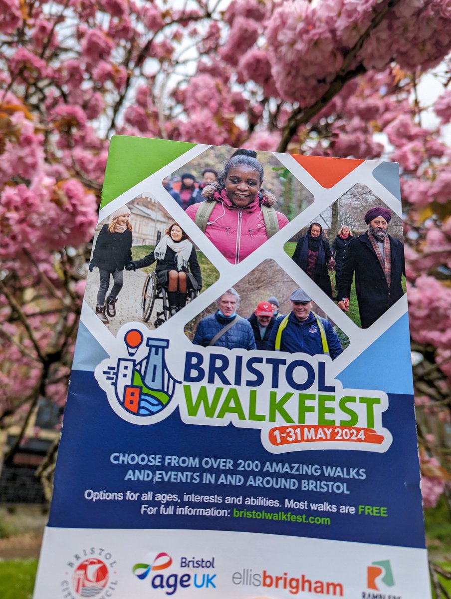 Bristol Walk Fest launches 1st May, and this year we have company… This year, we are delighted to announce that North Somerset is launching a sister festival, North Somerset Walk Fest! @BetterHealth_NS bristolwalkfest.com/stepping-into-… @ageukbristol @BristolCouncil @RamblersGB