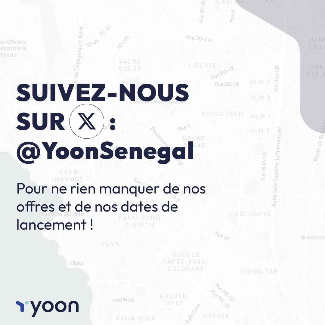 Suivez-nous pour des offres exclusives et découvrez nos lancements à venir.⚡️❤️ >> @YoonSenegal