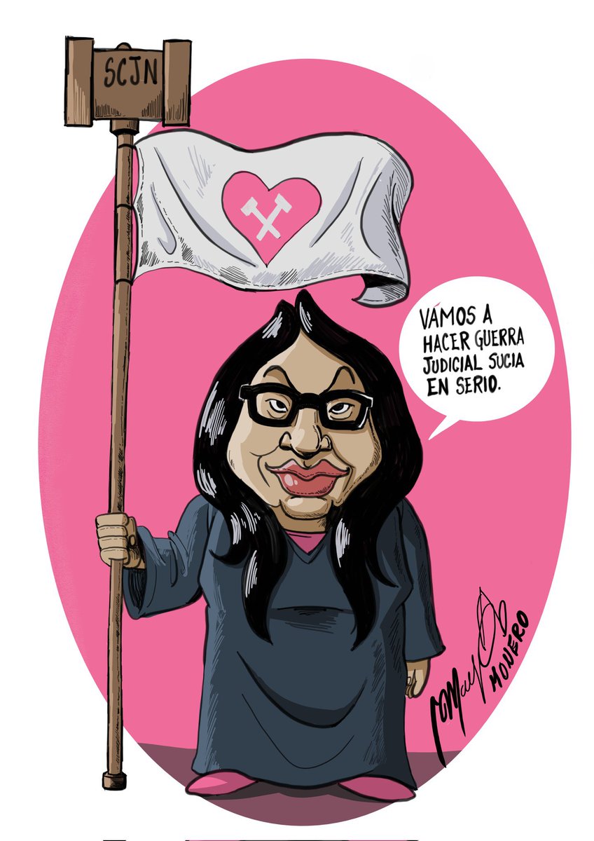 ¡Tremendo cartón del <a href="/El_Mayo_Monero/">El Mayo Monero 🇵🇸</a>!

Norma Piña muy “X”.
