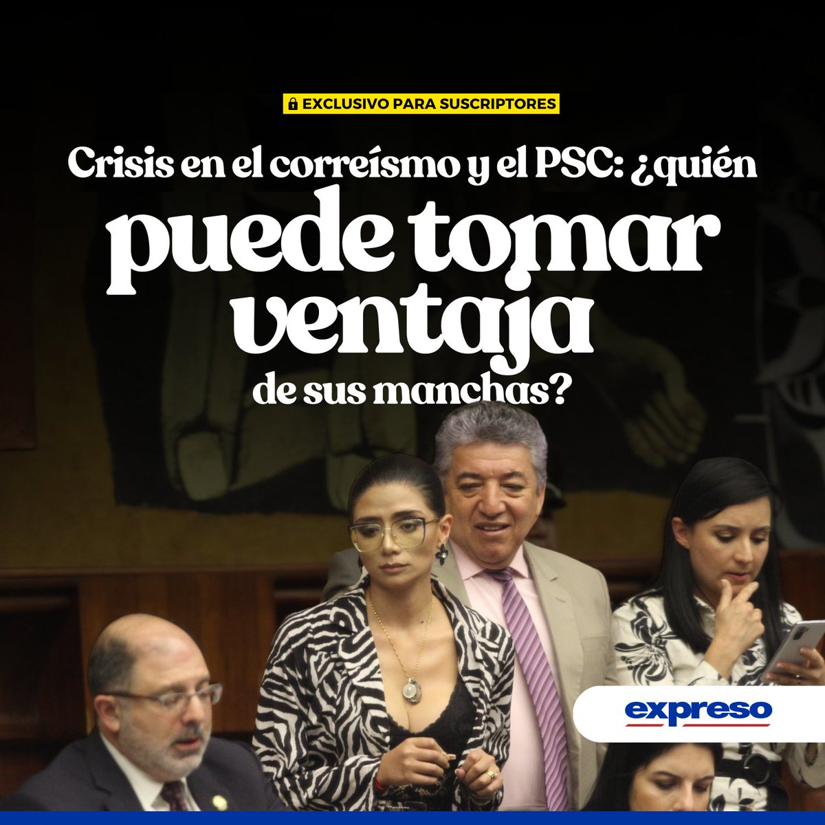 Los reveses que atraviesan la Revolución Ciudadana (RC) y el Partido Social Cristiano (PSC), ambos salpicados por los casos Metástasis y Purga, en ese orden, pueden ser capitalizados por otras organizaciones políticas. Más información: bit.ly/49CGZdU