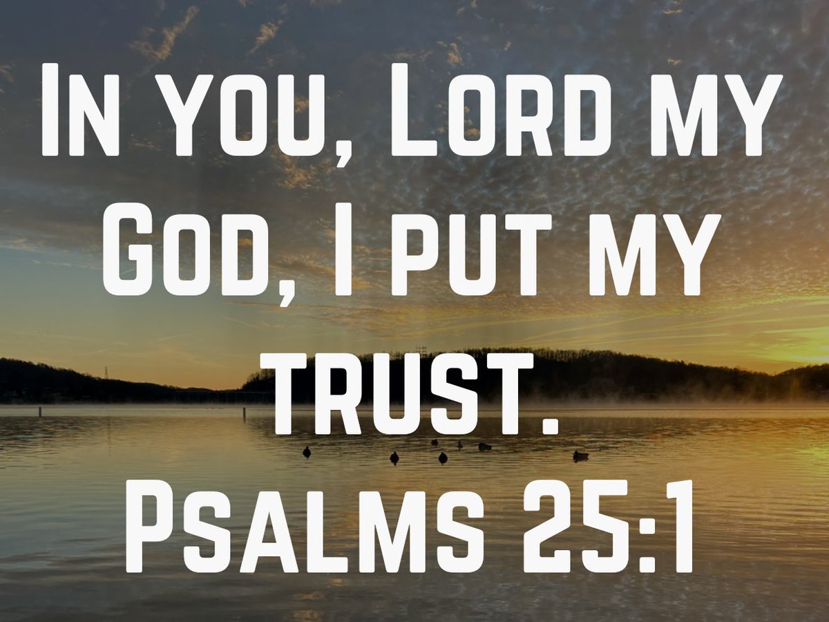 We put our trust in the Lord!!! How about you?  #ibelieve #heisfaithful