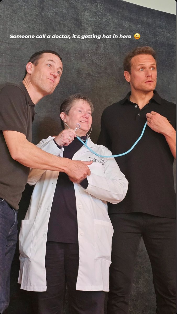 This is so precious 🤭🫠🩷
@TheLandCon #SamHeughan #TobiasMenzies