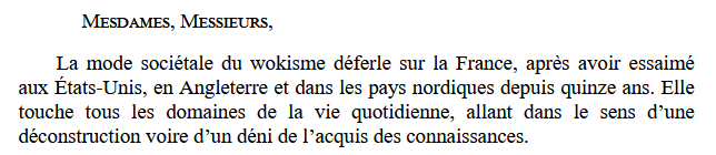 Dans quelques décennies, on regardera ce genre de texte de la même façon qu'on regarde aujourd'hui de vieilles lubies réac telles que 'le péril jaune' ou 'la peur violette' (l'homosexualité va rendre les gens communistes) sous le maccarthysme. En attendant, il faut lutter.